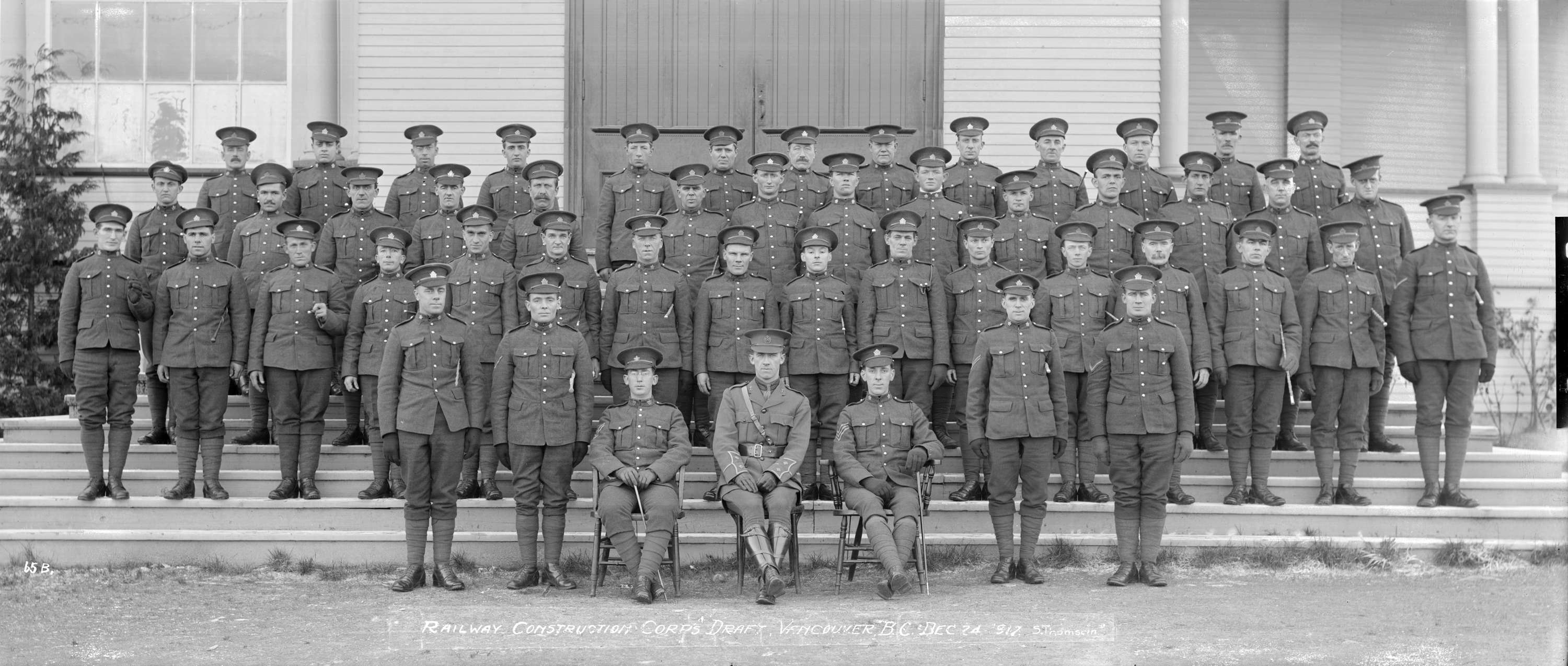 Railway Construction Corps Draft, Vancouver, B.C. Dec. 24, 1917.jpg