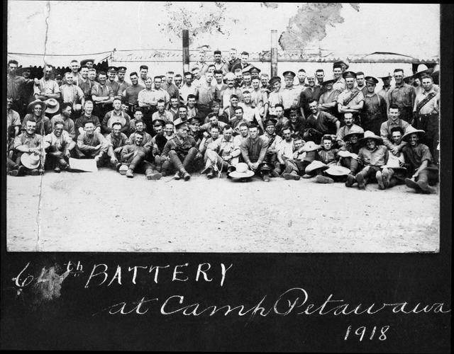 A992_020_001 Roy Eidt Photo Album - 64th Battery at Camp Petawawa_ 1918[1].jpg