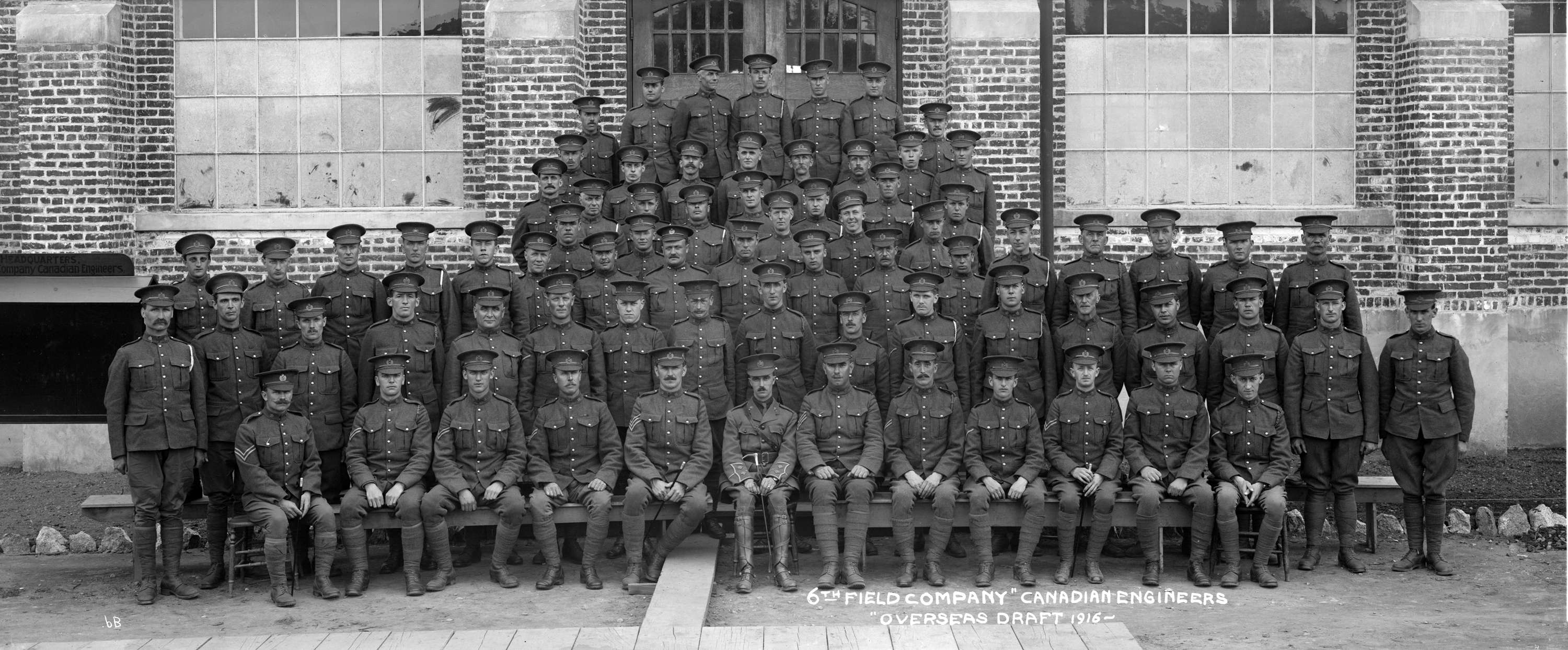 6th Field Company Canadian Engineers Overseas Draft 1916.jpg