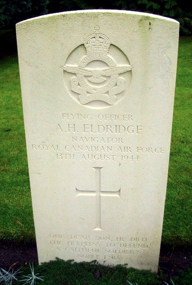ELDRIDGE Grave CWGC.png