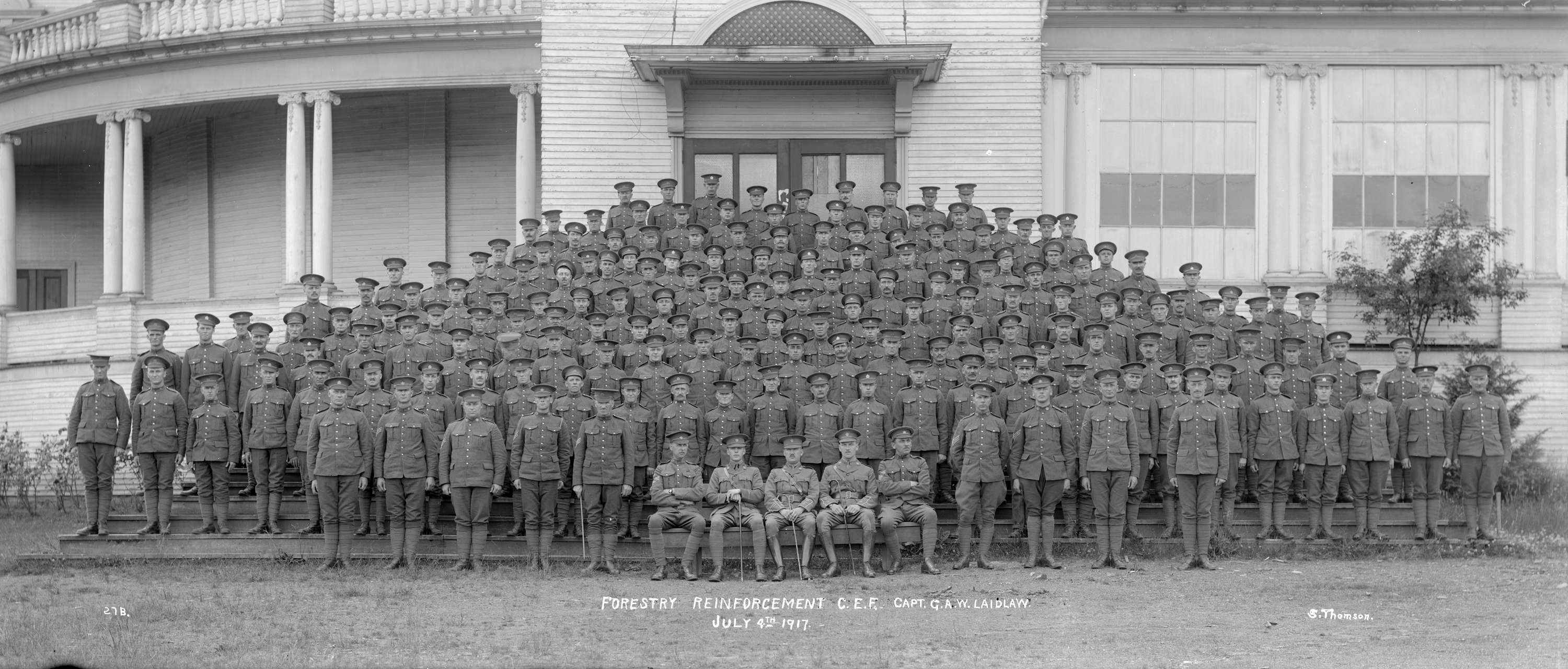 Forestry Reinforcement C.E.F. Capt. G.A.W. Laidlaw July 4 1917.jpg