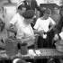 Splice The Mainbrace ceremony aboard the corvette H.M.C.S. ARVIDA in celebration of the news of the surrender of Italy. St. John's, Newfoundland, 8 September 1943.