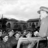 Major-General Chris Vokes, General Officer Commanding 1st Canadian Infantry Division,  speaking to personnel of Princess Patricia's Canadian Light Infantry, Riccione, Italy, 13 November 1944.