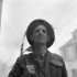 Private J. Thomas of The Highland Light Infantry of Canada, Caen, France, 10 July 1944.