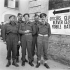 Five officers, all from London, Ontario, at San Vito Chietino, Italy, 4 February 1944.