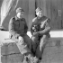 Private Kenneth E. White and Sergeant Norman C. Quick of the Canadian Army Film and Photo Unit, Ortona, Italy, 6 February 1944.