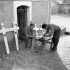 Corporal W.F. Blackwood and Private R.J. Barnes, both of the Pioneer Platoon, The Seaforth Highlanders of Canada, preparing  grave crosses for casualties, Baranello, Italy, 19 October 1943.