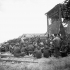 Briefing of Canadian infantrymen outside a hangar at the airfield, Carpiquet, France, 12 July 1944.