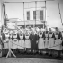 Nursing sisters of the Royal Canadian Army Medical Corps (R.C.A.M.C.) aboard the hospital ship LADY NELSON, Naples, Italy, 29 January 1944.