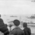 Landing craft en route to Dieppe, France, during Operation Jubilee, 19 August 1942.