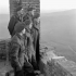 Personnel of the 1st Canadian Division Gun Shop visiting Gradara Castle, Gradara, Italy, 5 February 1945.