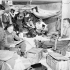 Personnel of the Royal Canadian Navy Beach Commando “W” in their quarters in the Juno sector of the Normandy beachhead, France, 20 July 1944.