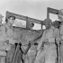 Forcemen of 5-2, First Special Service Force, preparing to go on an evening patrol in the Anzio beachhead, Italy, ca. 20-27 April 1944.