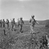 A 6-2 Section of the First Special Service Force during a battle drill in the Anzio beachhead, Italy, ca. 20-27 April 1944.