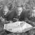 Troopers of the Governor General's Horse Guards displaying distinctive haircuts before the advance on the Hitler Line, Italy, 26 May 1944.